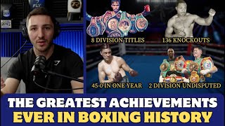 The Craziest Achievements Ever Compiled in Boxing History