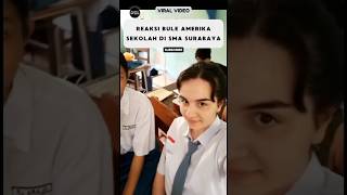 Reaksi Bule Amerika Pindah ke Sekolah Negeri‼️ #reaksibule #buleriview #shorts #viralvideo