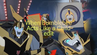 Bumblebee childish edit #transformersrobotsindisguise2015 #bumblebee #transformers #bumblebeeedit