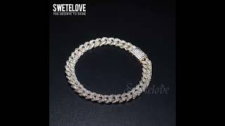 Hip-hop 8mm Cuban Chain Bracelet