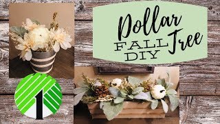 FALL DOLLAR TREE DIY | FARMHOUSE DECOR | EASY CRAFTS