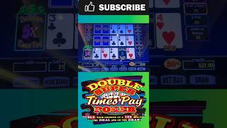 Come on 4♦️Double ❌ @palacasinosparesort  #shorts,#videopoker,#casino,#gambling