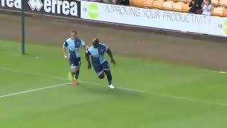 Akinfenwa scores against Port Vale and drops 'The Peoples Elbow'...!