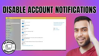 How to Disable Account Notifications