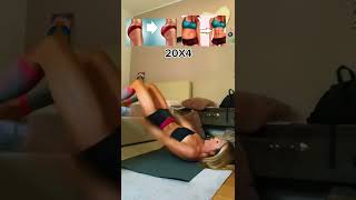 Exercício para glúteos e abdômen  Treino em casa