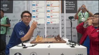 Fabiano Caruana vs Jingyao Tin ||  Fide Chess Olympiad 2024