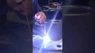 CNC Plasma Cutting Table and Tig Welding! #welding #plasma #shorts