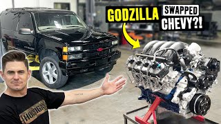 ENGINE REVEAL for Zac’s OBS Chevy 2dr Tahoe 4x4 Drag Truck