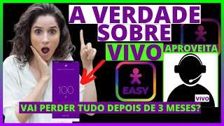 VIVO EASY TEM VALIDADE, VOU PERDER TUDO SE NÃO USAR EM 3 MESES, COMO FUNCIONA O CASH BACK VIVO EASY.