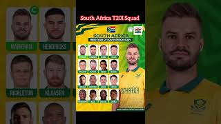 Team South Africa T20 Squad vs India #trending #shorts #youtubeshorts #ytshorts #cricket #short #ipl