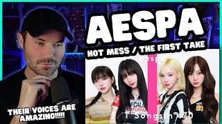 Metal Vocalist Reacts - aespa - Hot Mess / THE FIRST TAKE