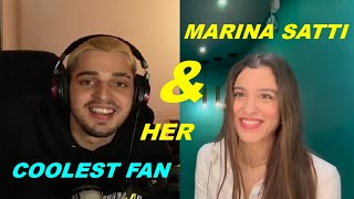 Satti Marina and her coolest Spanish fan Lavadom - Eurovision 2024