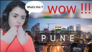 Pune city 4k Cinematic video REACTION!!! 😍🇮🇳 #reaction #punecity  #newindia #viral