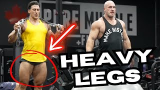 Leg Day w/ 300lb Bodybuilder - Antoine Vaillant