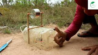 New Easy Creative Parrot Trap Using Plastic Bottle And Wood