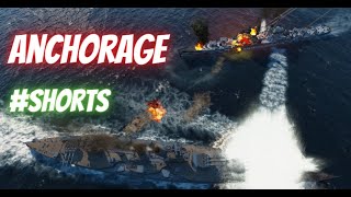 #shorts First 2 Anchorage battles In World of Warships Blitz - Got lucky... or did I, really?