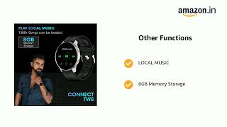 Fire-Boltt INVINCIBLE 1.39 inches AMOLED 454x454 Bluetooth Calling Smartwatch ALWAYS ON, 100 Sports