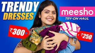 Trendy MEESHO Dresses Haul!💕Starting at Rs.260 | Try On Haul | One Chance Women