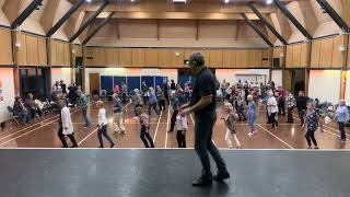 DESPACITO CUMBIA Line Dance - Hayling Island, UK Workshop with Ira Weisbutd