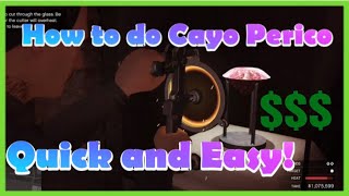 How To do Cayo Perico Heist QUICK AND EASY! My Route! (GTA V)