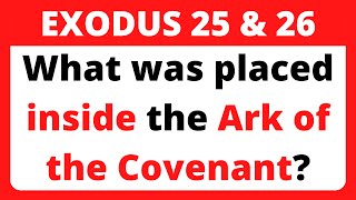 Challenge Your Bible Knowledge: Exodus 25 and 26 Quiz