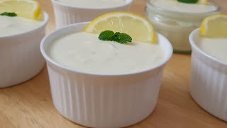 Lemon Mousse Dessert in 5 Minutes