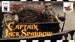 Captain Jack Sparrow 1/6 Figure by Hot Toys on Black Pearl Deck Diorama, Pirates of the Caribbean