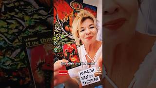 HUMOR SEX vs THINKER Tarot Card Reading #psychicchannel 15 The Thinker I Am One Deck #tarotlady