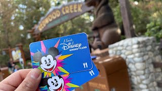 $50 FOODIE CHALLENGE at A Touch Of Disney! | Using Disney DINNIGS Cards!