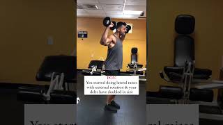 How to Properly Perform Lateral Raises with External Rotation For Delts (Exercise Demonstration)