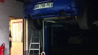 Golf V6 R turbo C2 motorsports - stage 3 - custom exhaust - straight pipe - flap work in progress