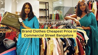 Brands Clothes in Cheapest Prices in Commercial Street Bangalore | Street Shopping | @khushbushetty