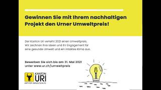 Urner Umweltpreis 2021