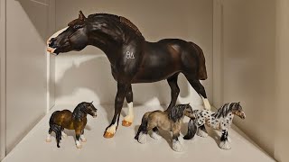 Breyer Unboxing - Three Custom G1 Drafter Stablemates and One Traditional Scale Custom!