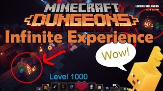 Minecraft Dungeons EASY LEGIT INFINITE XP FARM! (Not a cheat!)