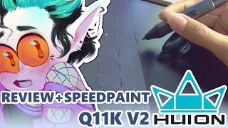 Huion Q11K V2 REVIEW - ¡Creando un PERSONAJE con SEGUIDORES!