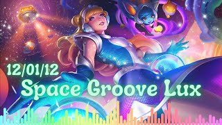 Space Groove Lux VS Malzahar - Full Gameplay MID - League of Legends