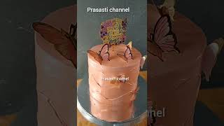 MENGHIAS KUE ULTAH CANTIK SEDERHANA #shorts #cake #tutorial