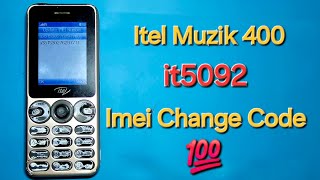 Itel it5092 Imei Change Code || itel Muzik 400 Imei Repair || #itel #imei #change