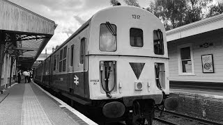 Thumper 1317 (207017) departs Eridge for tunbridge wells west. 15/8/23