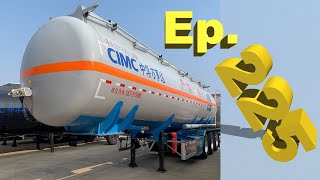 P225 Tanker Semi Trailer Stock For Sale In The Yard For Middle Asia Uzbekistan Market