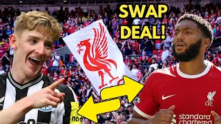 SHOCK: Anthony Gordon to Liverpool + Joe Gomez to Newcastle?