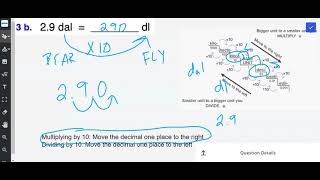 Example 5 decaliters to deciliters