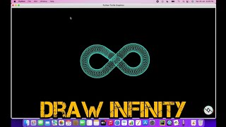 Infinity ♾️ Symbol Drawn using Python 🐍 | Turtle | Python turtle graphics