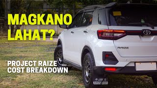 HOW MUCH DID WE SPEND? Toyota Raize Modifications Price Breakdown!