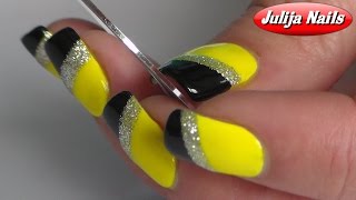 ▶ Bornprettystore / Striping Tape Nail Art / Скотч Лента Для Ногтей