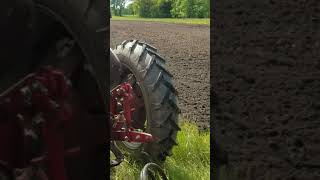 Farmall h planting sunflowers