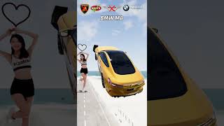 Cars vs love girl 🚘 BeamNG.drive