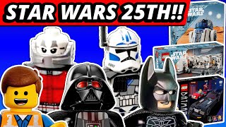 LEGO NEWS! Star Wars 25th Exclusives! NEW LEGO Movie?! Batman Summer Sets! Peppa Pig?! Simba!