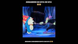 Doraemon Ko Kiya Ho Gya 😂😂 Bechara Doraemon Bohat Dar Gya 😂😂 #doraemonfunny #short #doraemon